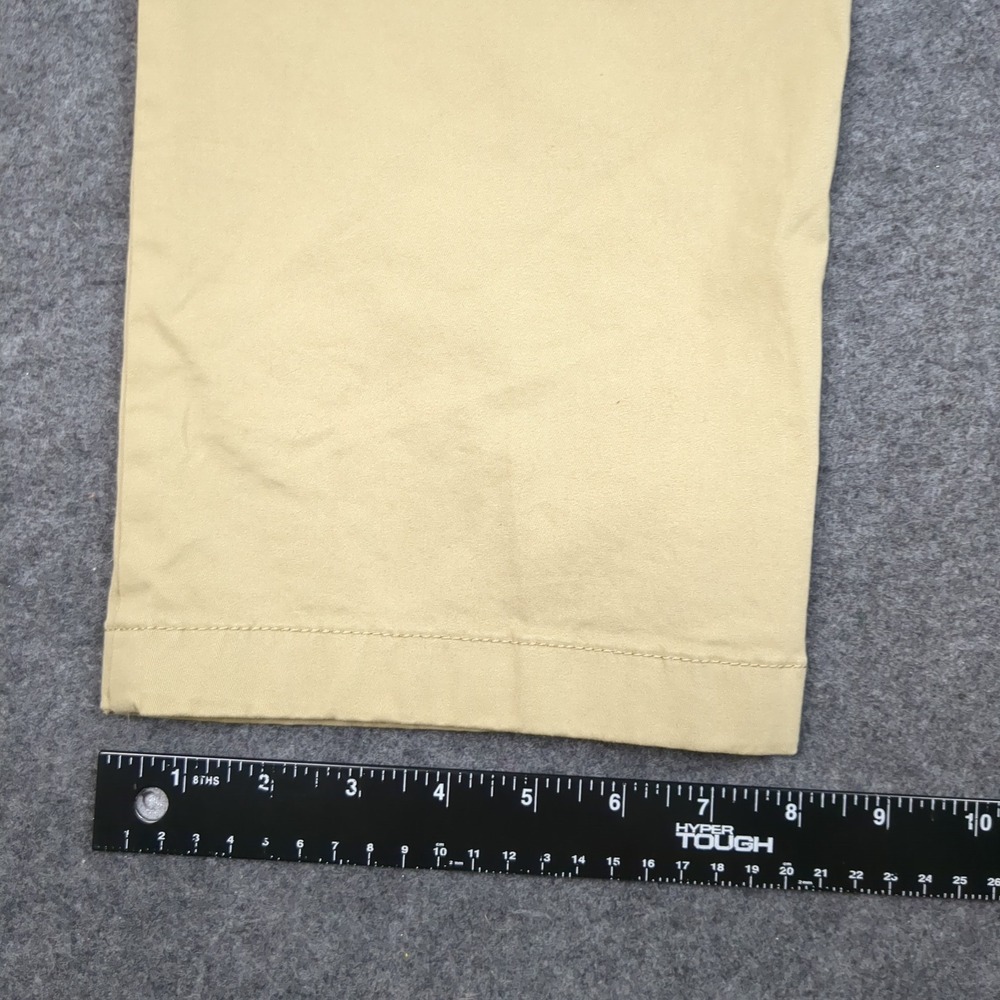 Tommy Hilfiger Mens Regular Fit Stretch Chino Pants Khaki Tan 34x32 Casual Work - Picture 10 of 14